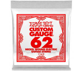 ERNIE BALL 1162 Nickel Wound .062 - Струна одиночная для электрогитары