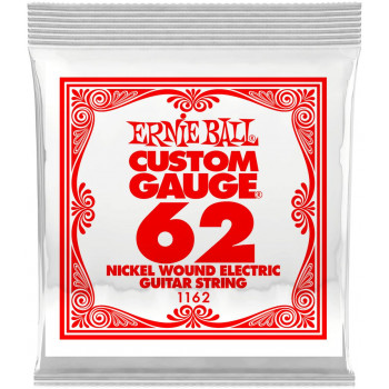 ERNIE BALL 1162 Nickel Wound .062 - Струна одиночная для электрогитары