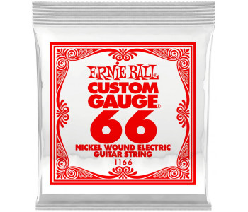 ERNIE BALL 1166 Nickel Wound .066 - Струна одиночная для электрогитары