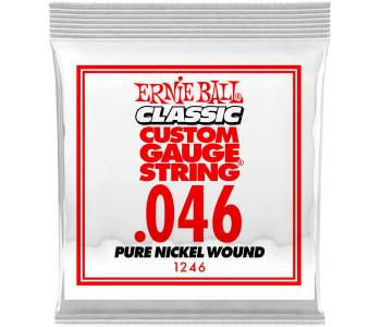 ERNIE BALL 1246 Plain Steel .046 - Струна одиночная для акустической и электрогитары