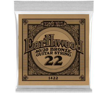 ERNIE BALL 1422 Earthwood 80/20 .022 - Струна одиночная для акустической гитары