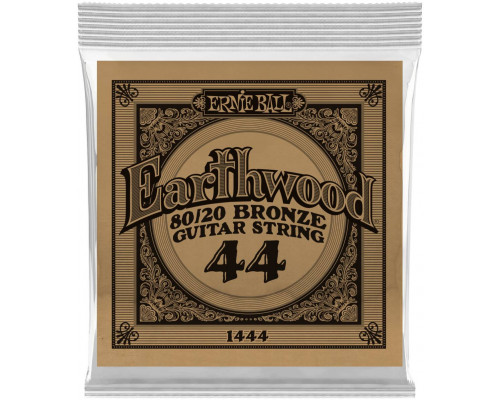 ERNIE BALL 1444 Earthwood 80/20 .044 - Струна одиночная для акустической гитары