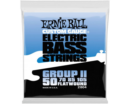 ERNIE BALL 2804 Flatwound 50-105 - Струны для бас-гитары