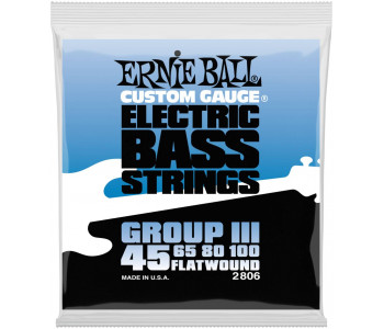 ERNIE BALL 2806 Flatwound 45-100 - Струны для бас-гитары