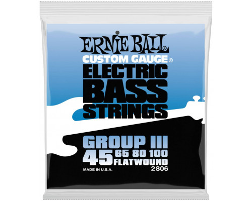 ERNIE BALL 2806 Flatwound 45-100 - Струны для бас-гитары