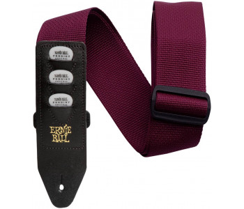 ERNIE BALL 4688 Pickholder Burgundy - Ремень для гитары