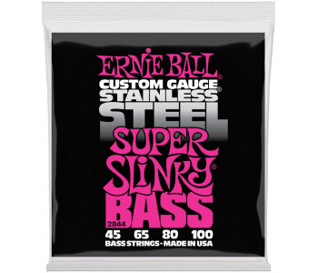ERNIE BALL 2844 Stainless Steel Slinky Super 45-100 - Струны для бас-гитары