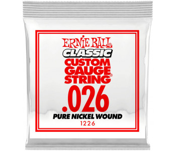 ERNIE BALL 1226 Plain Steel .026 - Струна одиночная для акустической и электрогитары