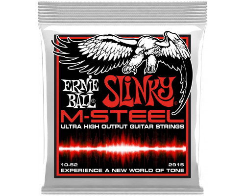 ERNIE BALL 2915 M-Steel Slinky STHB 10-52 - Струны для электрогитары