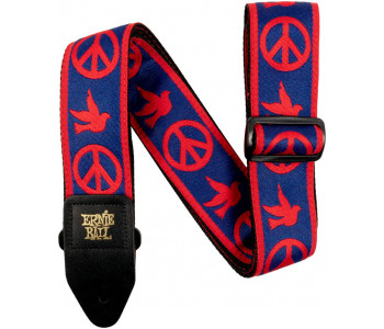 ERNIE BALL 4698 Jacquard Peace Love Dove - Ремень для гитары