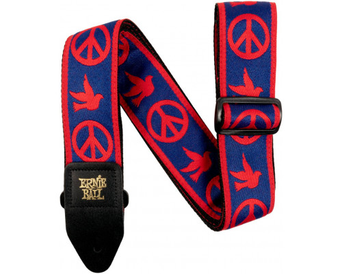 ERNIE BALL 4698 Jacquard Peace Love Dove - Ремень для гитары