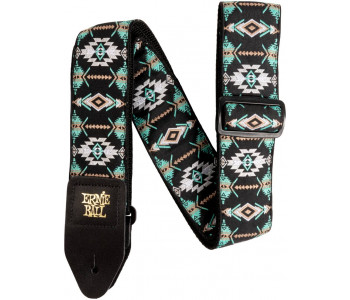 ERNIE BALL 5325 Jacquard Southwestern Turquoise - Ремень для гитары