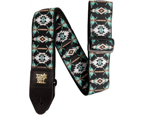 ERNIE BALL 5325 Jacquard Southwestern Turquoise - Ремень для гитары