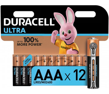 DURACELL LR03 ULTRA уп 12 шт - Батарейка тип AAA Дюраселл