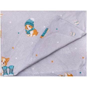 ВОМБАТИК Classic Collection Корги - Пододеяльник на молнии 148х215 ВОМБАТИК Classic Collection Корги - Пододеяльник на молнии 148х215