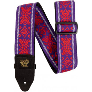 ERNIE BALL 5330 Jacquard Royal Flush Red - Ремень для гитары