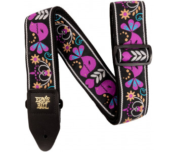 ERNIE BALL 5331 Jacquard Purple Bird Lupin - Ремень для гитары