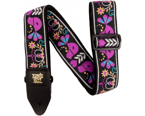 ERNIE BALL 5331 Jacquard Purple Bird Lupin - Ремень для гитары