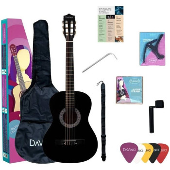 DAVINCI DC-50A BK PACK - Гитара классическая в наборе DAVINCI DC-50A BK PACK - Гитара классическая в наборе