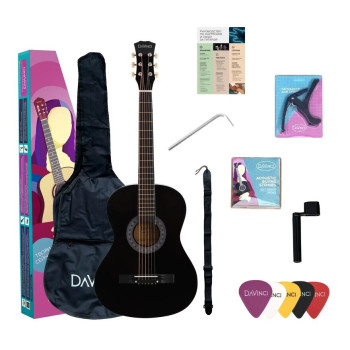 DAVINCI DF-50A BK PACK - Гитара акустическая в наборе DAVINCI DF-50A BK PACK - Гитара акустическая в наборе
