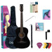 DAVINCI DF-50A BK PACK - Гитара акустическая в наборе