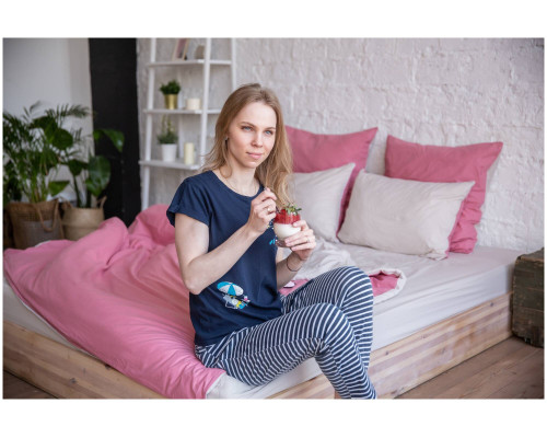 PANACOTTI Color Line Cranberry - Комплект постельного белья Семейный