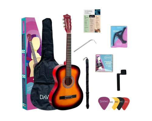 DAVINCI DC-50A SB PACK - Гитара классическая в наборе DAVINCI DC-50A SB PACK - Гитара классическая в наборе