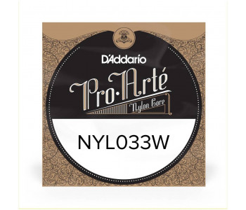 D'ADDARIO NYL033W - Струна одиночная для классической гитары