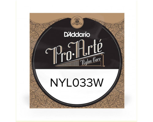 D'ADDARIO NYL033W - Струна одиночная для классической гитары
