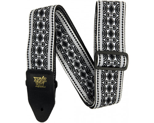 ERNIE BALL 5319 Jacquard Beatnik Black - Ремень для гитары