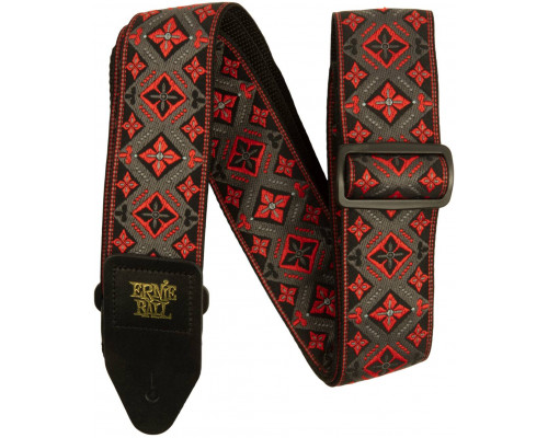 ERNIE BALL 5346 Jacquard Red King - Ремень для гитары