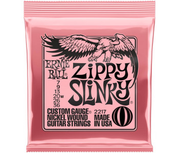 ERNIE BALL 2217 Nickel Wound Slinky Zippy 7-36 - Струны для электрогитары