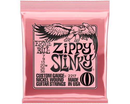 ERNIE BALL 2217 Nickel Wound Slinky Zippy 7-36 - Струны для электрогитары