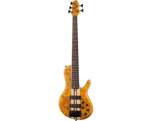 CORT A5-Plus-SC-AOP Artisan Series Бас-гитара 5-струнная, цвет янтарь,...