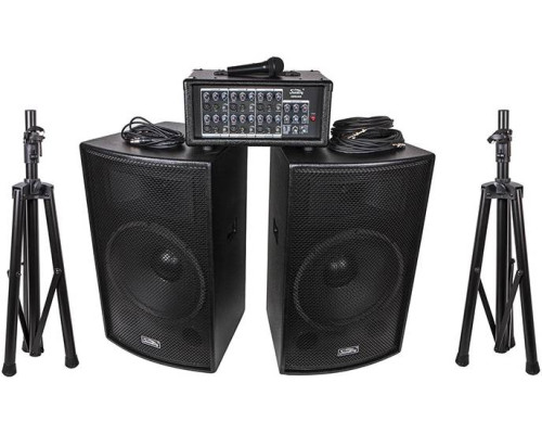SOUNDKING ZH0602D15LS Комплект акустической системы, микшер, микрофон,...