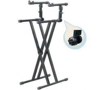 SOUNDKING DF036 Стойка для клавишных инструментов, двойная, двухуровневая,...