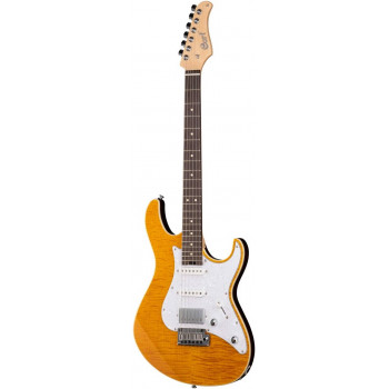 CORT G280-Select-AM G Series Электрогитара, желтая, Cort