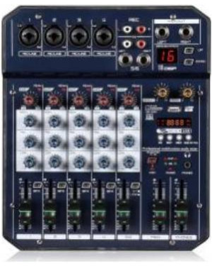 LAUDIO T6-LAudio Микшерный пульт, 5 каналов, LAudio