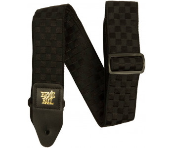 ERNIE BALL 5341 Jacquard Black Checkers - Ремень для гитары