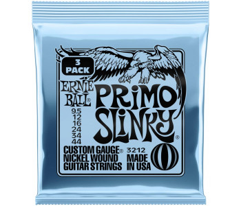 ERNIE BALL 3212 Nickel Slinky Primo 3 Pack 9.5-44 - Струны для электрогитары