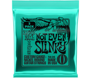 ERNIE BALL 3626 Nickel Slinky Not Even 3 Pack 12-56 - Струны для электрогитары