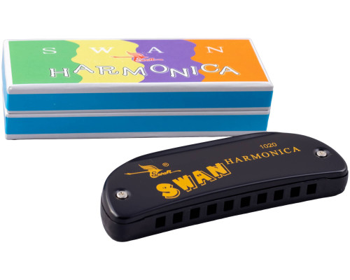 SWAN SW1020-14 BK - Губная гармоника диатоническая SWAN SW1020-14 BK - Губная гармоника диатоническая