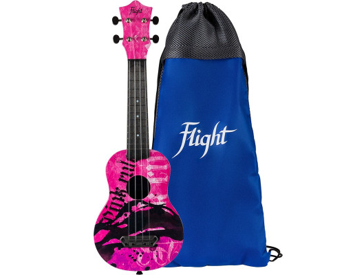 FLIGHT ULTRA S-40 Pink Rules - Укулеле сопрано FLIGHT ULTRA S-40 Pink Rules - Укулеле сопрано
