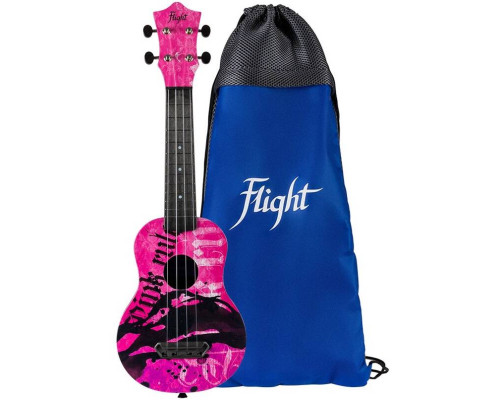 FLIGHT ULTRA S-40 Pink Rules - Укулеле сопрано