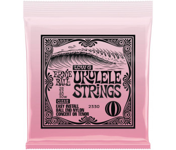 ERNIE BALL 2330 Ball end Clear Nylon Wound G - Струны для укулеле