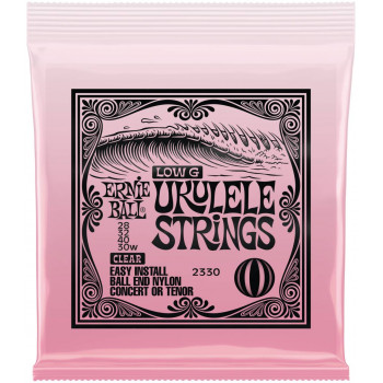 ERNIE BALL 2330 Ball end Clear Nylon Wound G - Струны для укулеле