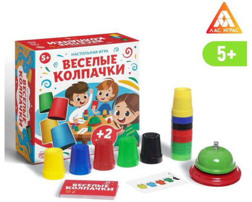 Настольная игра ЛАС ИГРАС 'Веселые колпачки', 5+