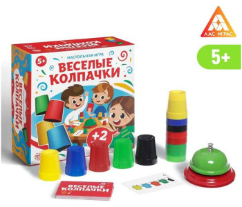 Настольная игра ЛАС ИГРАС 'Веселые колпачки', 5+