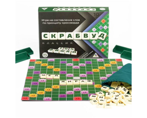 Настольная игра ЛАС ИГРАС 'Скрабвуд', 10+
