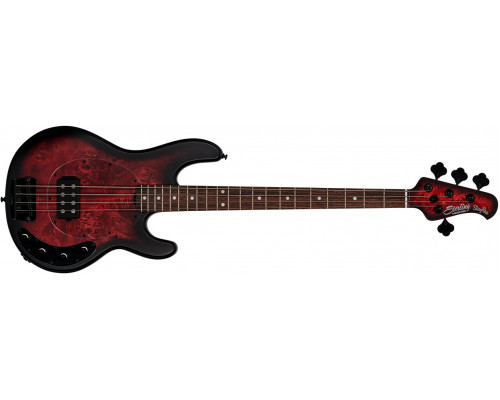 STERLING StingRay HH Dark Scarlet Burst - Бас-гитара 4 струны